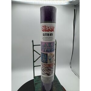 Siser - Glitter HTV - Heat Transfer Vinyl - purple - 11.8 in x 36 in - Roll NIP